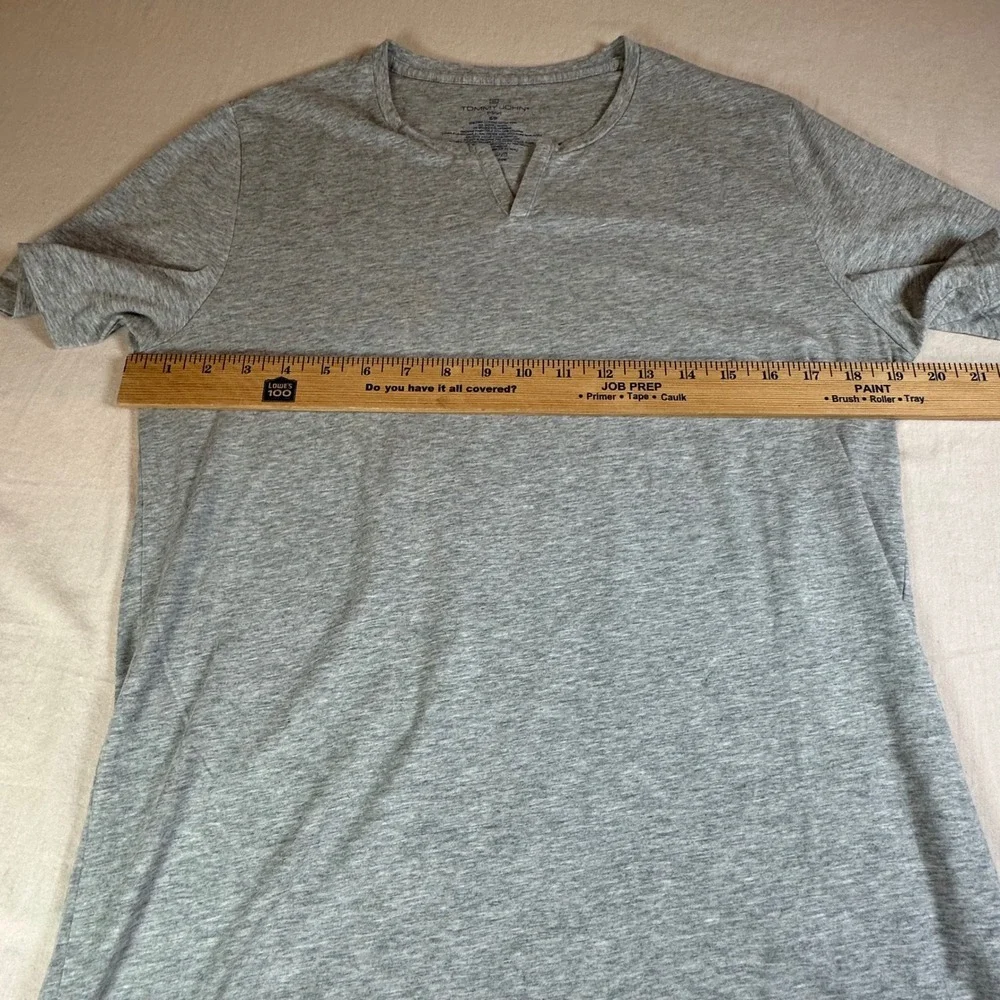 Tommy John Second Skin Crew Neck T-Shirt Heather Grey Pima Cotton Modal Small S
